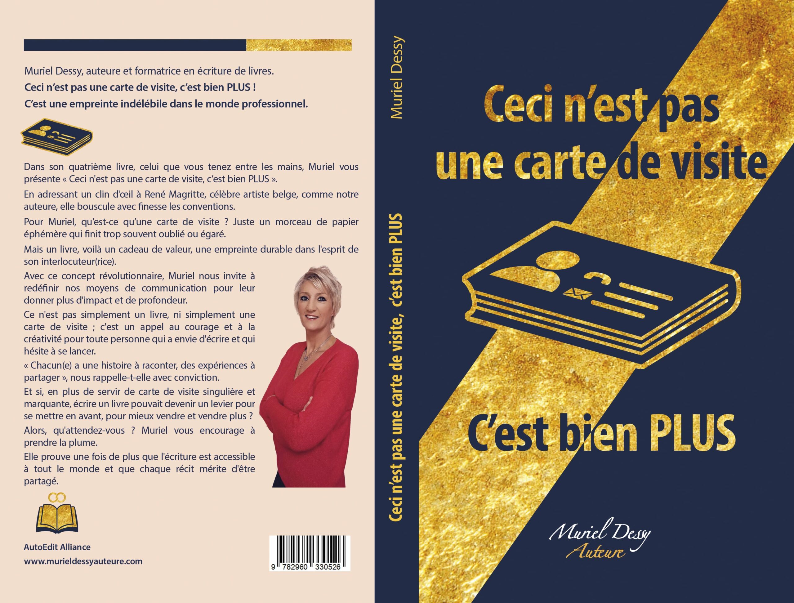 Ceci n'est pas une carte de visite, c'est bien PLUS Ceci n'est pas une carte de visite, c'est bien PLUS, le tout nouveau livre de Muriel Dessy.